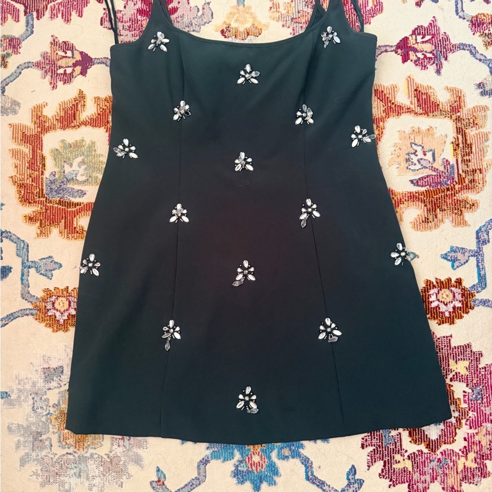 Gianni Bini Black Dress with Strappy Design